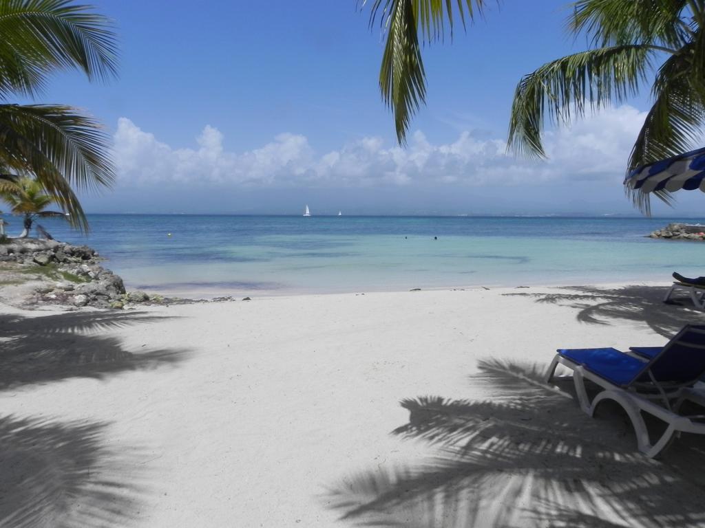 Appartement Bord De Mer Tres Fonctionnel , Sur La Plage & Vue Mer Exceptionnelle Le Gosier  Pokoj fotografie